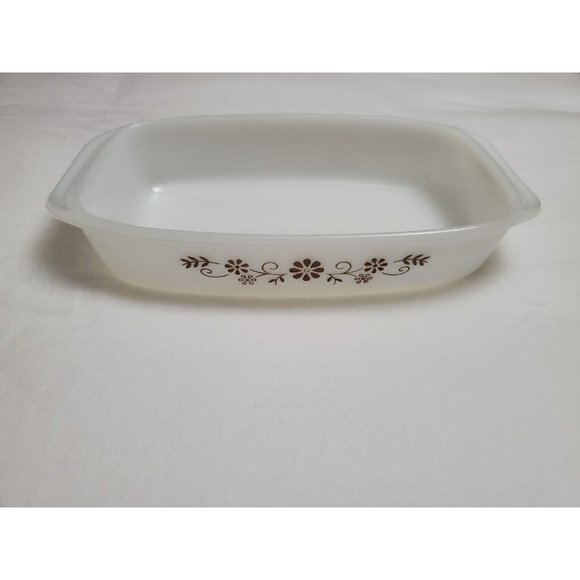 Vintage Dynaware Pyr-o-Rey Brown Daisy Mini Casseroles~Bowls~Custard Cup Lot 8 - Picture 1 of 12